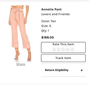 Lovers and friends pants